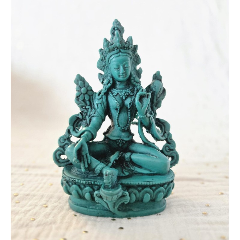 Tara verte - Statuette en résine