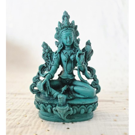 Tara verte - Statuette en résine