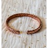 Bracelet torsadé en cuivre pur made in Népal