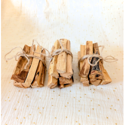 Bâtons de Palo Santo naturel (90 g) — Bois sacré de purification & fumigation