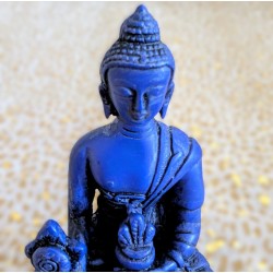 Bouddha médecine / Sangye Menla - Statuette en résine