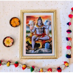 Carte lenticulaire 3D Seigneur Shiva (format carte postale) — Méditation, force intérieure & transformation