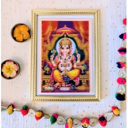 Carte lenticulaire 3D Seigneur Ganesh (format carte postale)