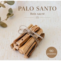 Bâtons de Palo Santo naturel (90 g) — Bois sacré de purification & fumigation