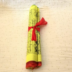 Drapeaux taille XL (8,5 m) — 25 fanions tibétains traditionnels