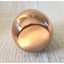 Gobelet en cuivre gravé Fleur de Vie