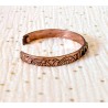 Bracelet jonc magnétique en cuivre aux 7 Chakras