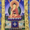 Mini Tangka du Bouddha Siddhartha Gautama / Shakyamuni