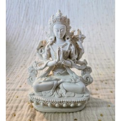 Avalokiteshvara / Tchenrezig - Statuette en résine